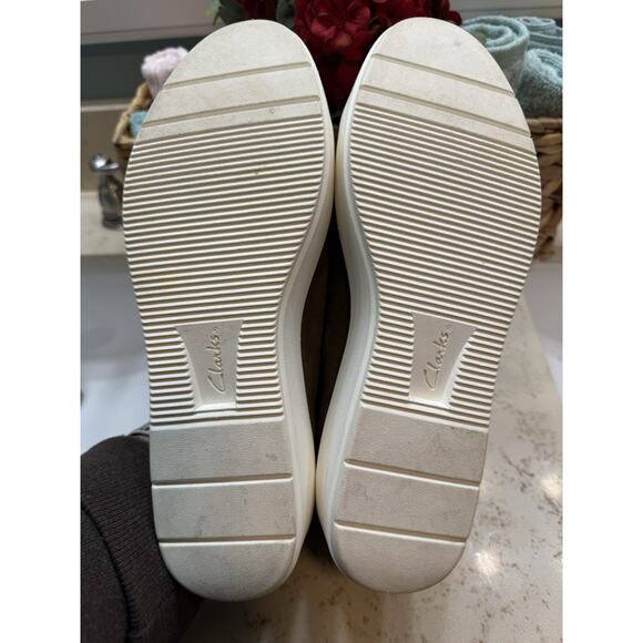 Clarks Ultimate Comfort Cushion Feel 10M Lace Up Suede Leather Shoes Brown - Picture 5 of 9